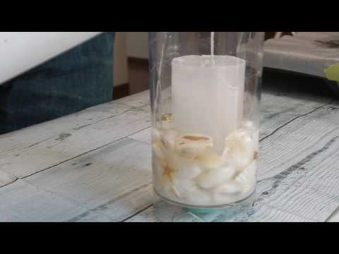 シェルキャンドルの作り方 貝殻 moani / How to shell candle 