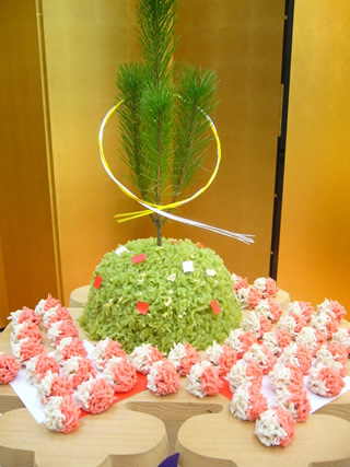 松のウエディングケーキ1