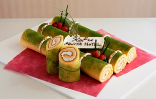 竹のウエディングケーキ1