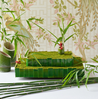 竹のウエディングケーキ2